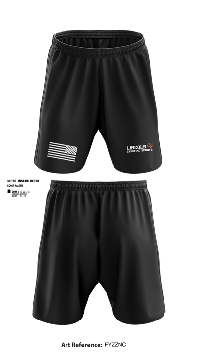 Lincoln Shooting Sports 63668873 Athletic Shorts With Pockets - 1