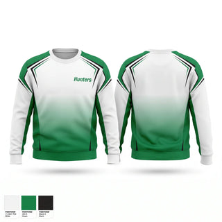 Crew Neck Sweatshirt, Hunters, Men's Soccer, Teamtime, Team time, sublimation, custom sports apparel, team uniforms, spirit wear, spiritwear, sports uniforms, custom shirts, team store, custom team store, fundraiser sports, apparel fundraiser