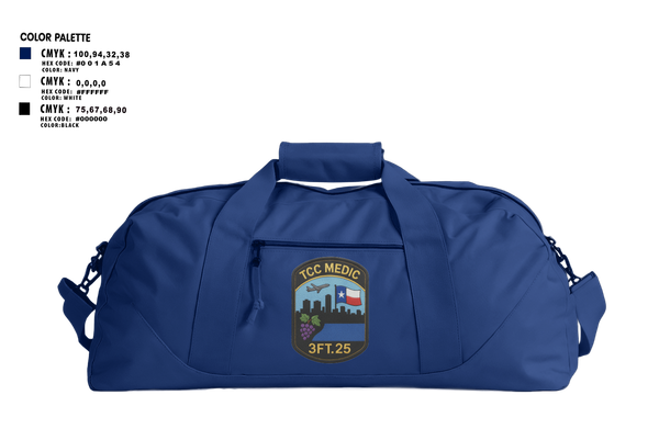 Duffle Bag, TCC Paramedic Class 3FT.25, , Teamtime, Team time, sublimation, custom sports apparel, team uniforms, spirit wear, spiritwear, sports uniforms, custom shirts, team store, custom team store, fundraiser sports, apparel fundraiser