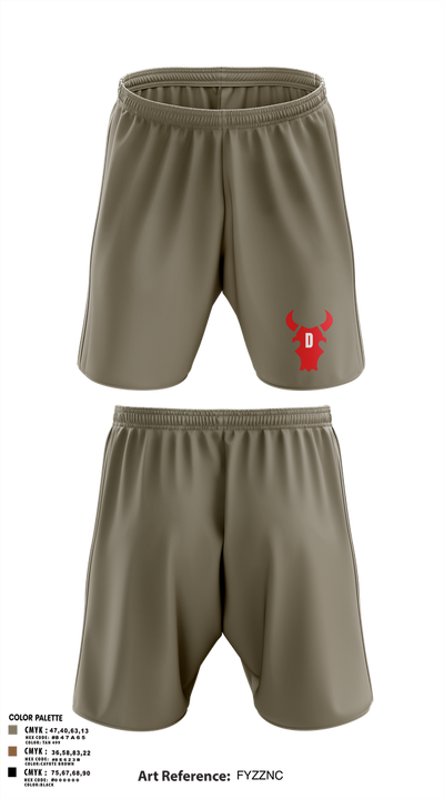 D Co 1-133 IN 71672506 Athletic Shorts With Pockets - 24