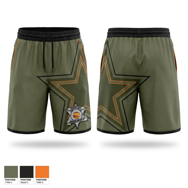 Athletic Shorts With Pockets, Crawford county Kansas detectives, Police, Teamtime, Team time, sublimation, custom sports apparel, team uniforms, spirit wear, spiritwear, sports uniforms, custom shirts, team store, custom team store, fundraiser sports, apparel fundraiser