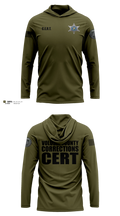 Volusia County CERT Long Sleeve hooded sunshirt - 12