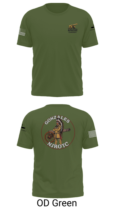 NJROTC Apache Company 29120146 Short Sleeve Performance Shirt - 53