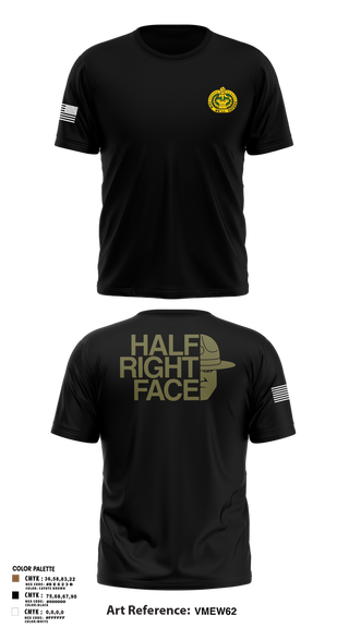 Short Sleeve Performance Shirt, C Co 2/397th, Army, Teamtime, Team time, sublimation, custom sports apparel, team uniforms, spirit wear, spiritwear, sports uniforms, custom shirts, team store, custom team store, fundraiser sports, apparel fundraiser