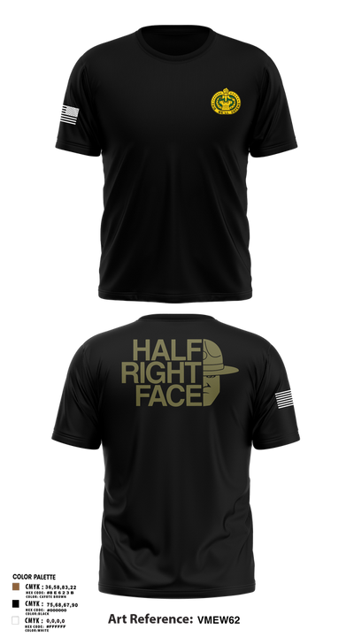 C Co 2/397th 69046746 Short Sleeve Performance Shirt - 3