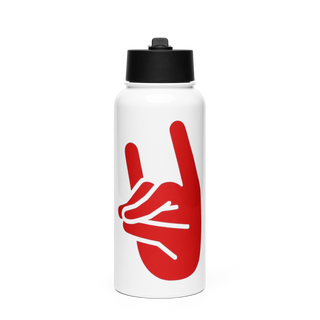 Nc state Wolfpack 89789962 Stainless Steel Water Bottle with a Straw Lid