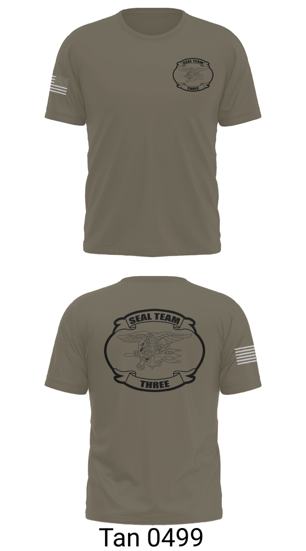 Short Sleeve Performance Shirt, SEAL team 3, Navy, Teamtime, Team time, sublimation, custom sports apparel, team uniforms, spirit wear, spiritwear, sports uniforms, custom shirts, team store, custom team store, fundraiser sports, apparel fundraiser