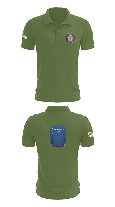 Cayce Police K9 35627395 Short Sleeve Performance Polo - 45
