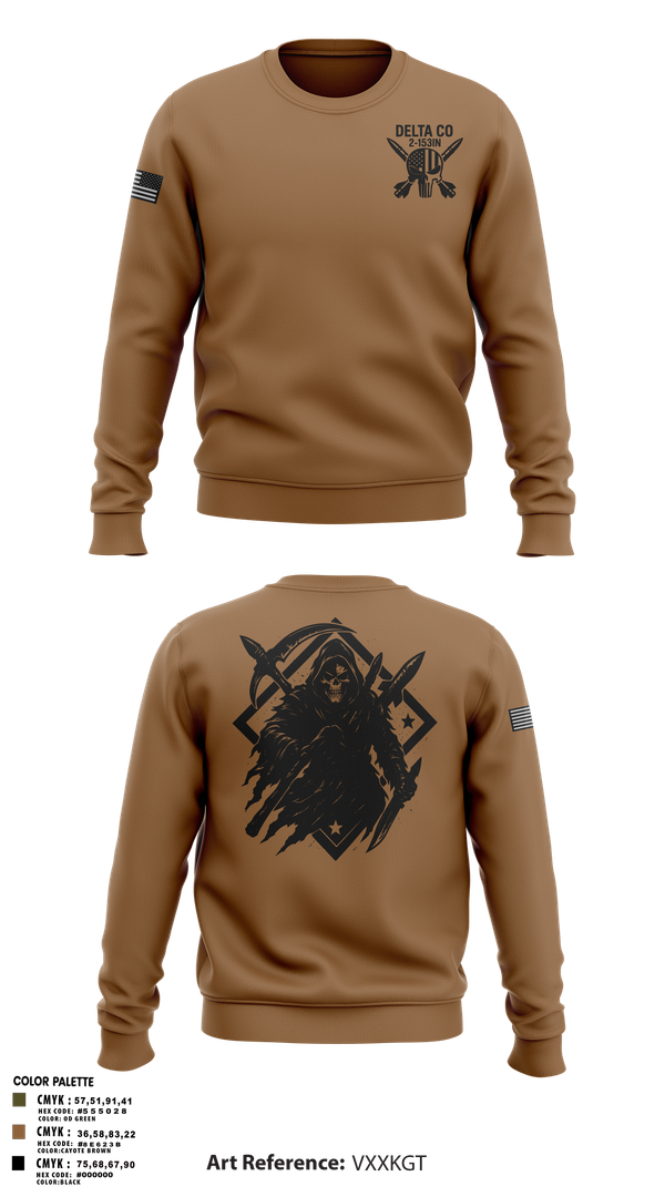 Crew Neck Sweatshirt, , National Guard, Teamtime, Team time, sublimation, custom sports apparel, team uniforms, spirit wear, spiritwear, sports uniforms, custom shirts, team store, custom team store, fundraiser sports, apparel fundraiser