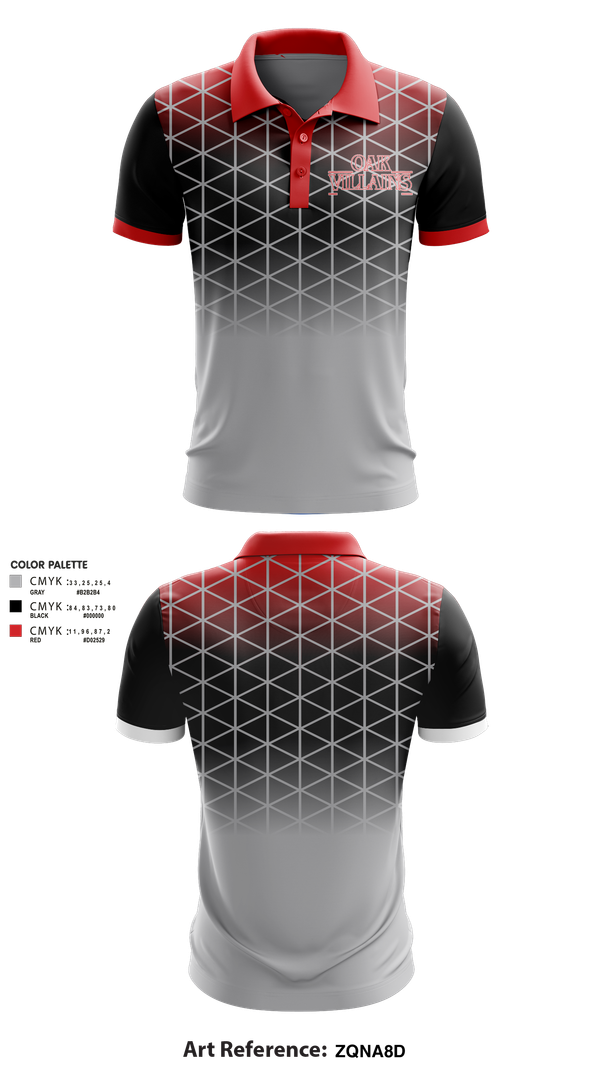 Short Sleeve Performance Polo, OAK Villains, Men's Basketball, Teamtime, Team time, sublimation, custom sports apparel, team uniforms, spirit wear, spiritwear, sports uniforms, custom shirts, team store, custom team store, fundraiser sports, apparel fundraiser