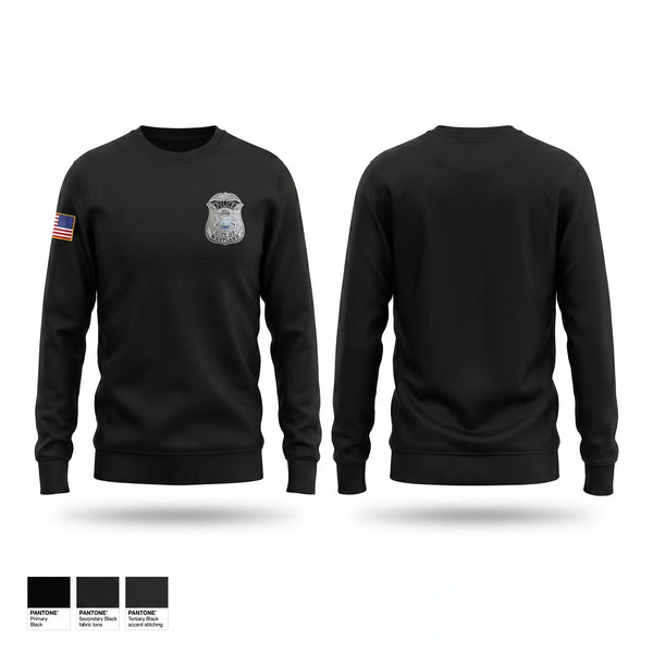 Crew Neck Sweatshirt, Westland Police Department, Police, Teamtime, Team time, sublimation, custom sports apparel, team uniforms, spirit wear, spiritwear, sports uniforms, custom shirts, team store, custom team store, fundraiser sports, apparel fundraiser