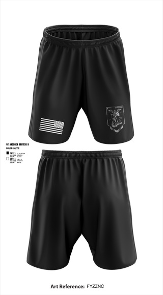 Athletic Shorts With Pockets, 1-222 Aviaition Regiment, Army, Teamtime, Team time, sublimation, custom sports apparel, team uniforms, spirit wear, spiritwear, sports uniforms, custom shirts, team store, custom team store, fundraiser sports, apparel fundraiser