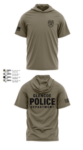 GLENCOE POLICE INVESTIGATIONS 29987139 Short Sleeve Performance Shirt with hood - 3