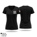 Lawrence Police Department SWAT 61478826 Women's Short Sleeve V-neck Shirt - 1