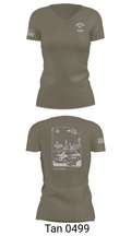 Columbus Division of Police- 8C Company 60108409 Women's Short Sleeve V-neck Shirt - 65