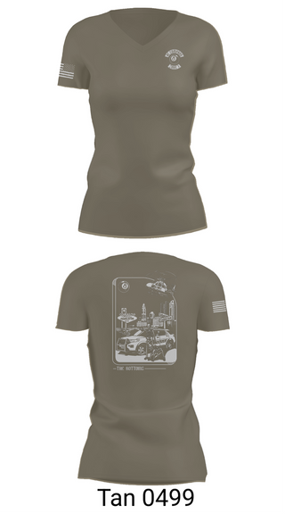 Womens Short Sleeve Vneck Shirt, Columbus Division of Police- 8C Company, , Teamtime, Team time, sublimation, custom sports apparel, team uniforms, spirit wear, spiritwear, sports uniforms, custom shirts, team store, custom team store, fundraiser sports, apparel fundraiser