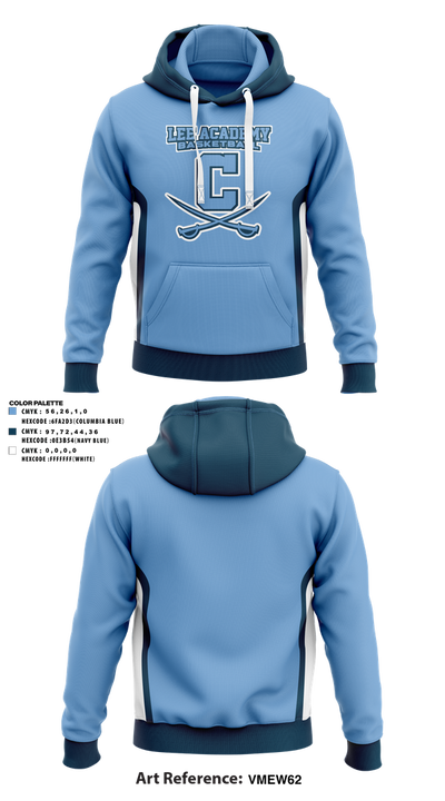 Lee Academy Basketball 65329863 Hoodie - 1