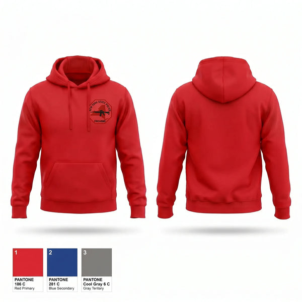 Hoodie, NYSP Firearms, Police, Teamtime, Team time, sublimation, custom sports apparel, team uniforms, spirit wear, spiritwear, sports uniforms, custom shirts, team store, custom team store, fundraiser sports, apparel fundraiser