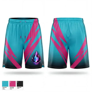 Mens Reversible Basketball Shorts, Wisconsin Blaze, Women's Basketball, Teamtime, Team time, sublimation, custom sports apparel, team uniforms, spirit wear, spiritwear, sports uniforms, custom shirts, team store, custom team store, fundraiser sports, apparel fundraiser