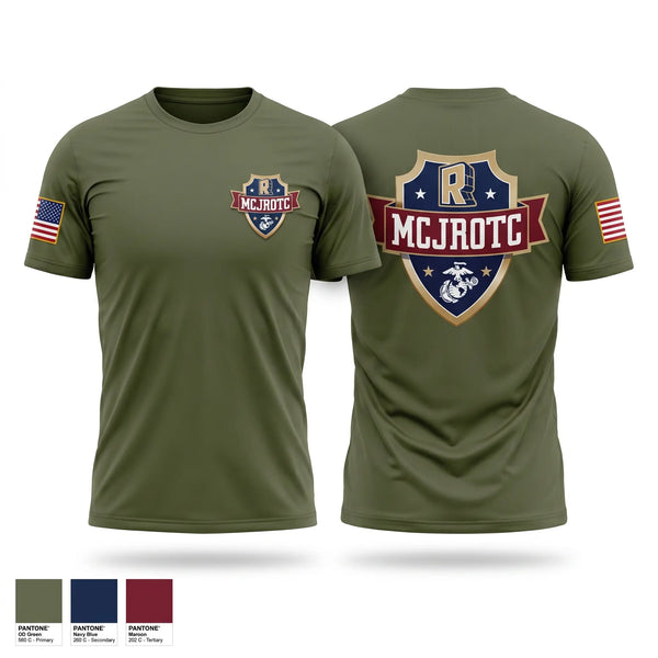 Short Sleeve Performance Shirt, Rockwall MCJROTC, Marines, Teamtime, Team time, sublimation, custom sports apparel, team uniforms, spirit wear, spiritwear, sports uniforms, custom shirts, team store, custom team store, fundraiser sports, apparel fundraiser
