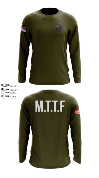 Long Sleeve Performance Shirt, Major Theft Task Force, Police, Teamtime, Team time, sublimation, custom sports apparel, team uniforms, spirit wear, spiritwear, sports uniforms, custom shirts, team store, custom team store, fundraiser sports, apparel fundraiser