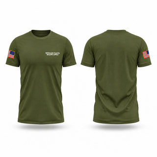 Old School Cotton Feel Shirt, Whiteside County Sheriff's Office, Police, Teamtime, Team time, sublimation, custom sports apparel, team uniforms, spirit wear, spiritwear, sports uniforms, custom shirts, team store, custom team store, fundraiser sports, apparel fundraiser