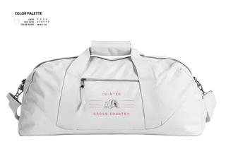 Duffle Bag, Quinter Bulldogs, Cross Country, Teamtime, Team time, sublimation, custom sports apparel, team uniforms, spirit wear, spiritwear, sports uniforms, custom shirts, team store, custom team store, fundraiser sports, apparel fundraiser