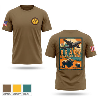 Old School Cotton Feel Shirt, 153rd R&R, Air Force, Teamtime, Team time, sublimation, custom sports apparel, team uniforms, spirit wear, spiritwear, sports uniforms, custom shirts, team store, custom team store, fundraiser sports, apparel fundraiser