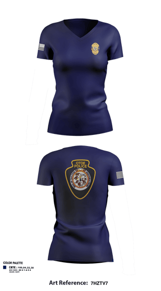 Womens Short Sleeve Vneck Shirt, Otoe-Missouria Police Department, Police, Teamtime, Team time, sublimation, custom sports apparel, team uniforms, spirit wear, spiritwear, sports uniforms, custom shirts, team store, custom team store, fundraiser sports, apparel fundraiser