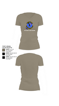 103d SECURITY FORCES SQUADRON 19845829 Women's Short Sleeve V-neck Shirt - 64