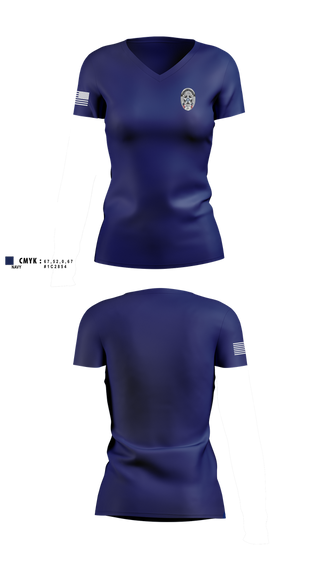 Womens Short Sleeve Vneck Shirt, Canton Police Department, , Teamtime, Team time, sublimation, custom sports apparel, team uniforms, spirit wear, spiritwear, sports uniforms, custom shirts, team store, custom team store, fundraiser sports, apparel fundraiser