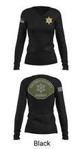 Grundy County Sheriff's Department 66943543 Women's Long Sleeve V-neck Shirt - 23