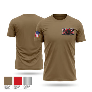 Short Sleeve Performance Shirt, D 169, Army, Teamtime, Team time, sublimation, custom sports apparel, team uniforms, spirit wear, spiritwear, sports uniforms, custom shirts, team store, custom team store, fundraiser sports, apparel fundraiser