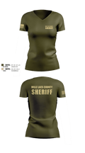 Mille Lacs County Sheriff Women's Short Sleeve V-neck Shirt - 2