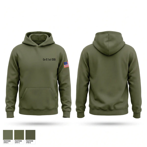 Hoodie, Co C, 1st CEB, Marines, Teamtime, Team time, sublimation, custom sports apparel, team uniforms, spirit wear, spiritwear, sports uniforms, custom shirts, team store, custom team store, fundraiser sports, apparel fundraiser