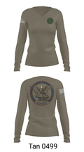 Military Funeral Honors 6797684 Women's Long Sleeve V-neck Shirt - 77