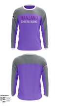 Manzano Monarchs 3701544 Long Sleeve Performance Shirt 1