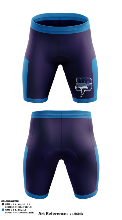 Nemaha Central Wrestling 61394453 Men's Compression Shorts - 1