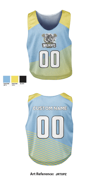 Womens Lacrosse Pinnie, Wildcats, Women's Lacrosse, Teamtime, Team time, sublimation, custom sports apparel, team uniforms, spirit wear, spiritwear, sports uniforms, custom shirts, team store, custom team store, fundraiser sports, apparel fundraiser