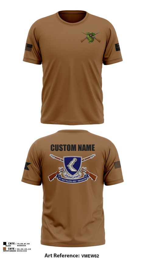 Short Sleeve Performance Shirt, 3/485th IN BN VIPERS, Army, Teamtime, Team time, sublimation, custom sports apparel, team uniforms, spirit wear, spiritwear, sports uniforms, custom shirts, team store, custom team store, fundraiser sports, apparel fundraiser
