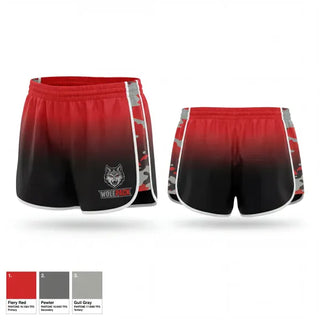 Womens Shorts, WOLFPACK, Baseball, Teamtime, Team time, sublimation, custom sports apparel, team uniforms, spirit wear, spiritwear, sports uniforms, custom shirts, team store, custom team store, fundraiser sports, apparel fundraiser