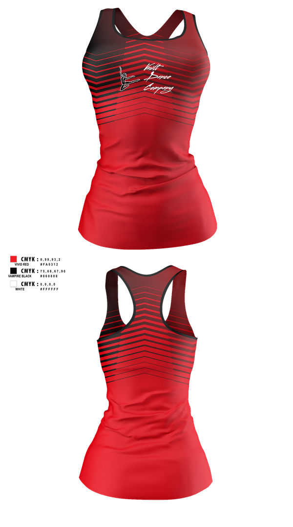 Tank Top, Vault Dance Company, Cheer, Teamtime, Team time, sublimation, custom sports apparel, team uniforms, spirit wear, spiritwear, sports uniforms, custom shirts, team store, custom team store, fundraiser sports, apparel fundraiser