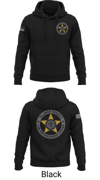 Hoodie, Tillman County Law Enforcement Center, Police, Teamtime, Team time, sublimation, custom sports apparel, team uniforms, spirit wear, spiritwear, sports uniforms, custom shirts, team store, custom team store, fundraiser sports, apparel fundraiser