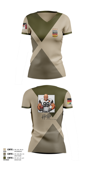 Womens Short Sleeve Vneck Shirt, Germany Oldstars, , Teamtime, Team time, sublimation, custom sports apparel, team uniforms, spirit wear, spiritwear, sports uniforms, custom shirts, team store, custom team store, fundraiser sports, apparel fundraiser