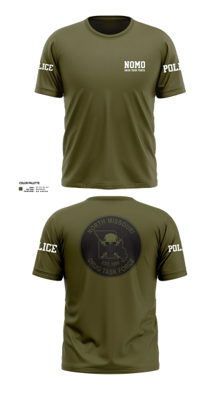 Short Sleeve Performance Shirt, North Missouri Drug Task Force, Police, Teamtime, Team time, sublimation, custom sports apparel, team uniforms, spirit wear, spiritwear, sports uniforms, custom shirts, team store, custom team store, fundraiser sports, apparel fundraiser
