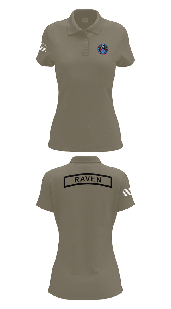 Womens Short Sleeve Performance Polo, Phoenix Raven Instrutor, , Teamtime, Team time, sublimation, custom sports apparel, team uniforms, spirit wear, spiritwear, sports uniforms, custom shirts, team store, custom team store, fundraiser sports, apparel fundraiser