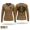 CSG1 FCPOA Women's Long Sleeve V-neck Shirt - 1