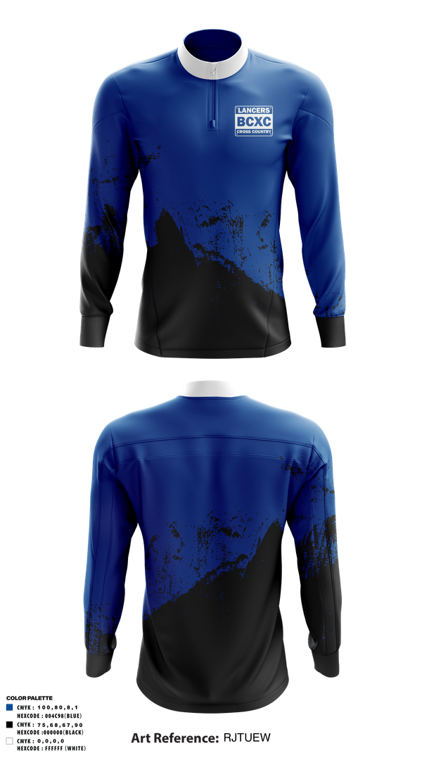 Quarter Zip Jacket, Brookfield Central, Cross Country, Teamtime, Team time, sublimation, custom sports apparel, team uniforms, spirit wear, spiritwear, sports uniforms, custom shirts, team store, custom team store, fundraiser sports, apparel fundraiser