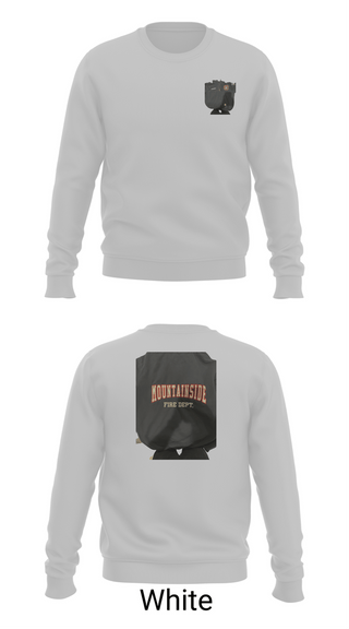 Crew Neck Sweatshirt, Mountainside Fire Department, Fire Department, Teamtime, Team time, sublimation, custom sports apparel, team uniforms, spirit wear, spiritwear, sports uniforms, custom shirts, team store, custom team store, fundraiser sports, apparel fundraiser