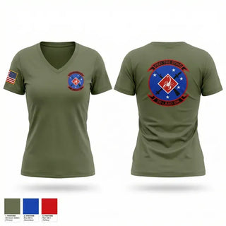 Womens Short Sleeve Vneck Shirt, 3D LAAD BN, Marines, Teamtime, Team time, sublimation, custom sports apparel, team uniforms, spirit wear, spiritwear, sports uniforms, custom shirts, team store, custom team store, fundraiser sports, apparel fundraiser
